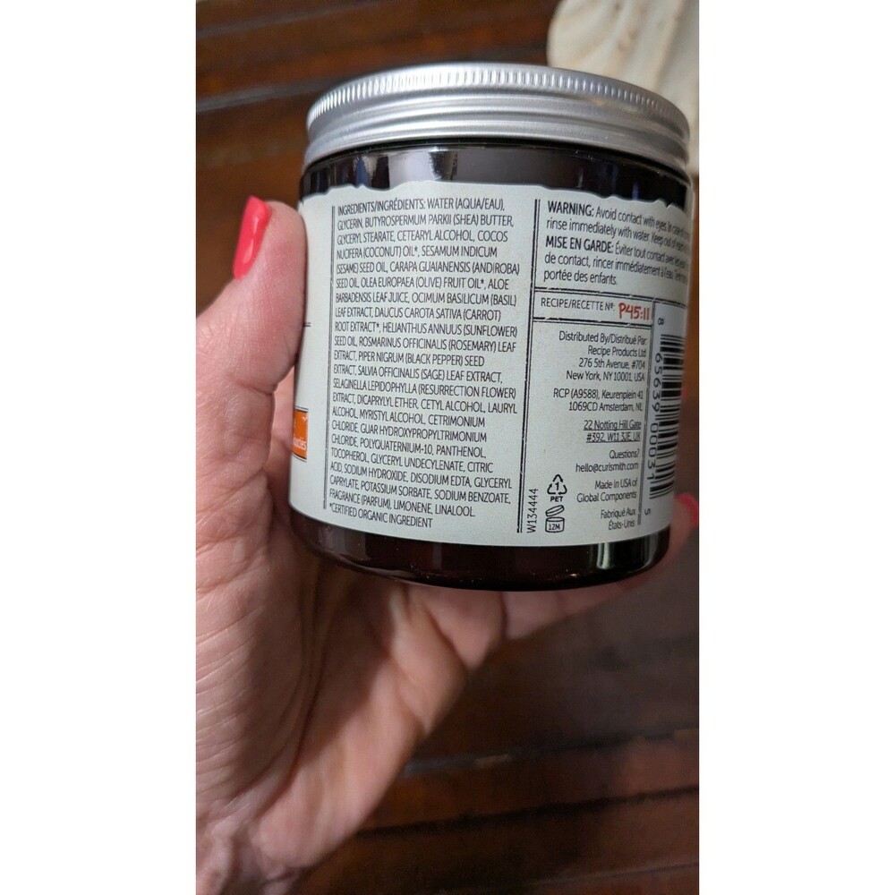 New CURLSMITH - Curl Conditioning Oil in Cream - Vegan Leave in Conditioner 8oz - Picture 4 of 6